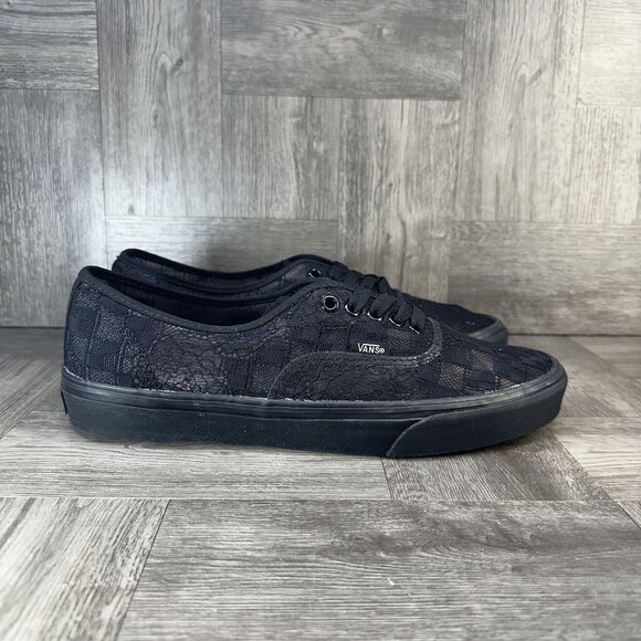 Vans Authentic Chou Chou Men\'s size 10/Women\'s 11.5 Black Lace See Through Shoes main image 6